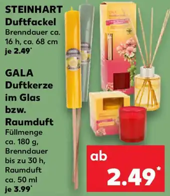Kaufland GALA Duftkerze im Glas bzw. Raumduft Angebot