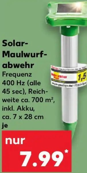 Kaufland GARDIGO Solar Maulwurfabwehr Angebot