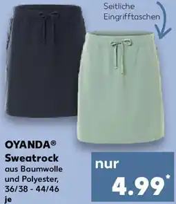 Kaufland OYANDA Sweatrock Angebot