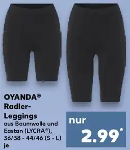 Kaufland OYANDA Radler Leggings Angebot