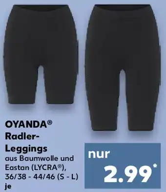 Kaufland OYANDA Radler Leggings Angebot
