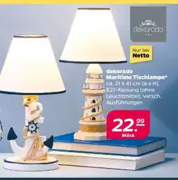NETTO dekorado Maritime Tischlampe Angebot