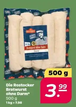 NETTO Die Rostocker Bratwurst ohne Darm Angebot