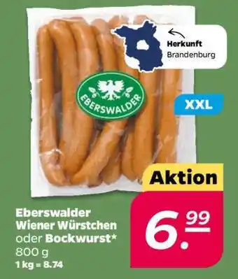 NETTO Eberswalder Wiener Würstchen oder Bockwurst Angebot