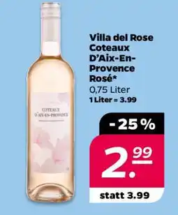 NETTO Villa del Rose Coteaux D’Aix-En-Provence Rosé Angebot