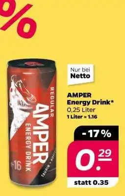 NETTO AMPER Energy Drink Angebot