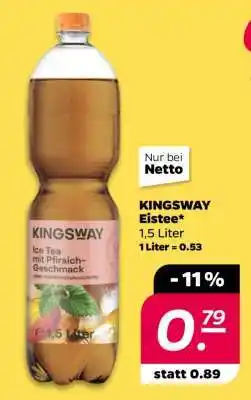 NETTO KINGSWAY Eistee Angebot