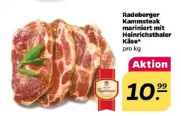 NETTO Radeberger Kammsteak mariniert mit Heinrichsthaler Käse Angebot