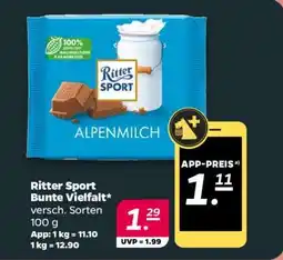NETTO Ritter Sport Bunte Vielfalt Angebot