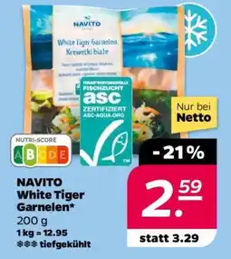 NETTO NAVITO White Tiger Garnelen Angebot