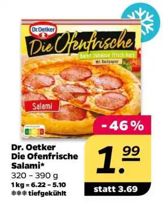 NETTO Dr. Oetker Die Ofenfrische Salami Angebot