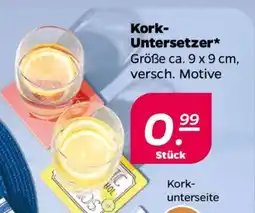NETTO Kork-Untersetzer Angebot