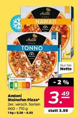 NETTO Andoni Steinofen Pizza Angebot