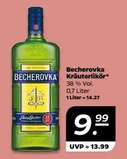 NETTO Becherovka Kräuterlikör Angebot