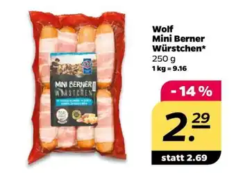NETTO Wolf Mini Berner Würstchen Angebot