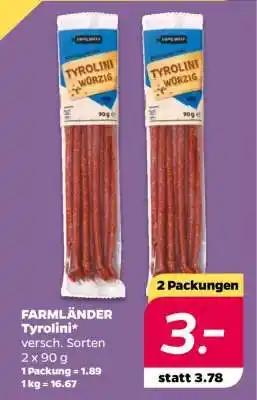 NETTO FARMLÄNDER Tyrolini Angebot