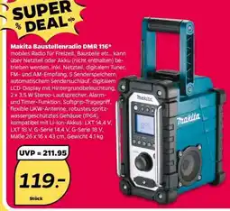 NETTO Makita Baustellenradio DMR 116 Angebot