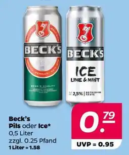 NETTO Beck’s Pils oder Ice Angebot