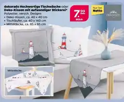 NETTO dekorado Hochwertige Tischwäsche oder Deko-Kissen Angebot