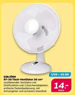 NETTO ESBJÖRN RT-30 Tisch-Ventilator 30 cm Angebot