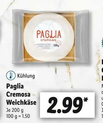 Lidl Paglia cremosa weichkäse Angebot