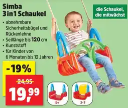 Thomas Philipps Simba 3in1 Schaukel Angebot