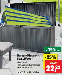 Thomas Philipps Garten-Kissenbox ,,Wave" Angebot