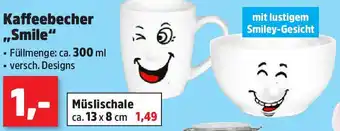 Thomas Philipps Kaffeebecher ,,Smile" Angebot