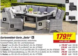 toom Baumarkt Gartenmöbel-Serie ,,Delia" Angebot