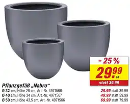 toom Baumarkt Pflanzgefäß ,,Nabro" Angebot