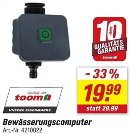 toom Baumarkt Bewässerungscomputer Angebot
