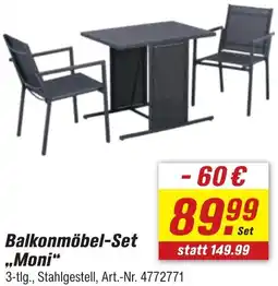 toom Baumarkt Balkonmöbel-Set ,,Moni" Angebot
