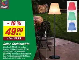 toom Baumarkt Solar-Stehleuchte Angebot