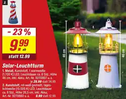 toom Baumarkt Solar-Leuchtturm Angebot