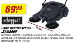 toom Baumarkt Scheppach Hand-Kehrmaschine TKM8000 Angebot