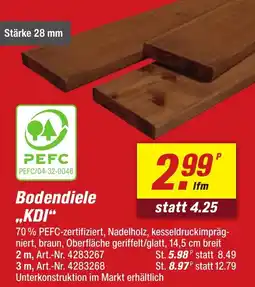 toom Baumarkt Bodendiele KDI Angebot