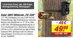 toom Baumarkt Solar-Wifi-Wildcam „TX-326" Angebot