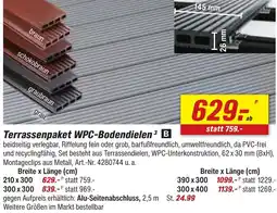 toom Baumarkt Terrassenpaket WPC-Bodendielen Angebot