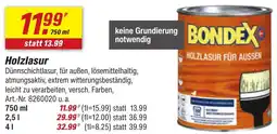 toom Baumarkt BONDEX Holzlasur Angebot