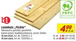 toom Baumarkt b1 Leimholz ,,Fichte" Angebot