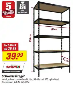 toom Baumarkt Schwerlastregal Angebot