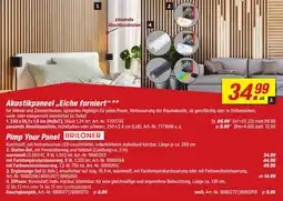 toom Baumarkt Akustikpaneel ,,Eiche furniert" Angebot