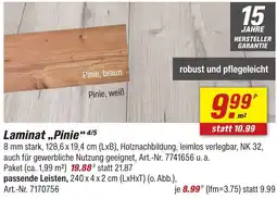 toom Baumarkt Laminat ,,Pinie" Angebot