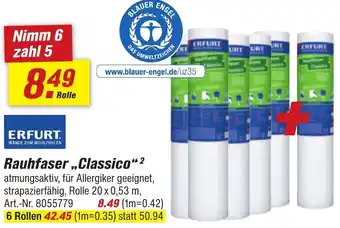 toom Baumarkt ERFURT Rauhfaser ,,Classico" Angebot