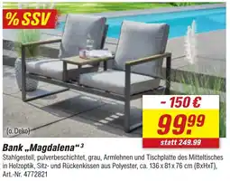 toom Baumarkt Bank ,,Magdalena" Angebot