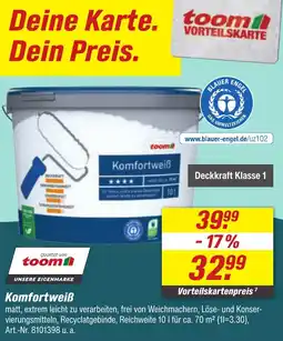 toom Baumarkt Komfortweiß Angebot