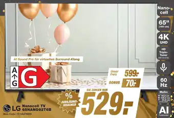 K+B Expert LG Nanocell TV 65NANO82T6B Angebot