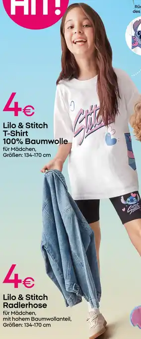 PEPCO Lilo & stitch t-shirt oder radlerhose Angebot