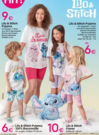 PEPCO Disney lilo & stitch pyjama für damen Angebot