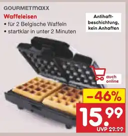 Netto Marken-Discount GOURMETmaxx Waffeleisen Angebot